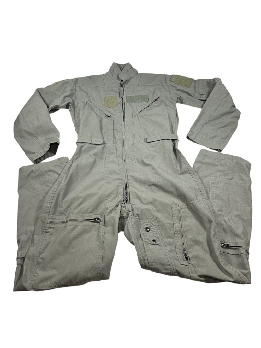 CWU-27P Flight Suit Flyers Coveralls Mens Size 38R Sage Green Type 1 Class 1